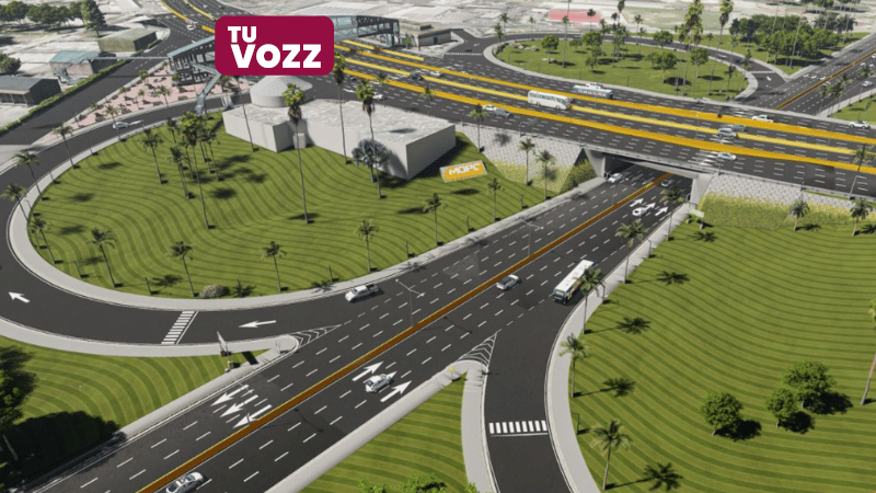 MOPC AVANZA CONSTRUCCIÓN DE SOLUCIÓN VIAL DE 14 CARRILES EN EL KM 9 DE LA AUTOPISTA DUARTE - Imagen