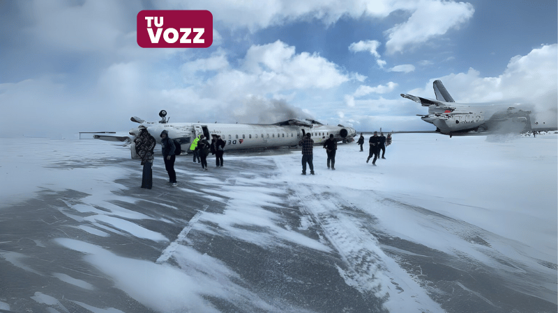 Accidente de avión de Delta en Toronto deja varios heridos - Imagen