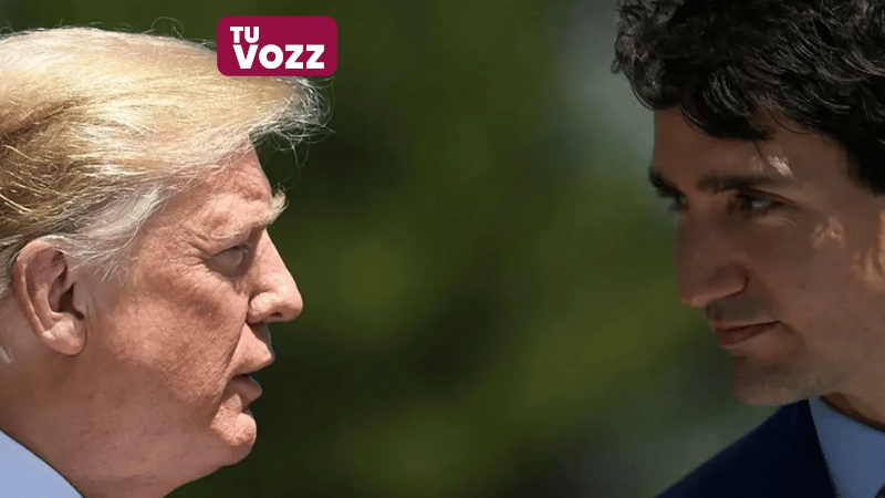 Trudeau y Trump sostienen una acalorada conversación sobre guerra comercial y crisis del fentanilo - Imagen
