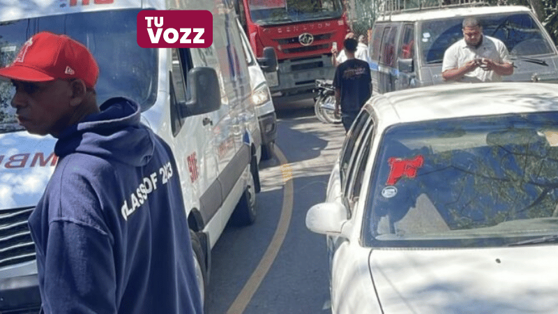 Sistema 911 brinda asistencia en accidente de tránsito en Altamira, Puerto Plata - Imagen