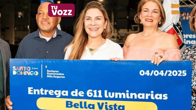 Carolina Mejía entrega 611 luminarias y cámaras para mayor seguridad en Bella Vista - Imagen